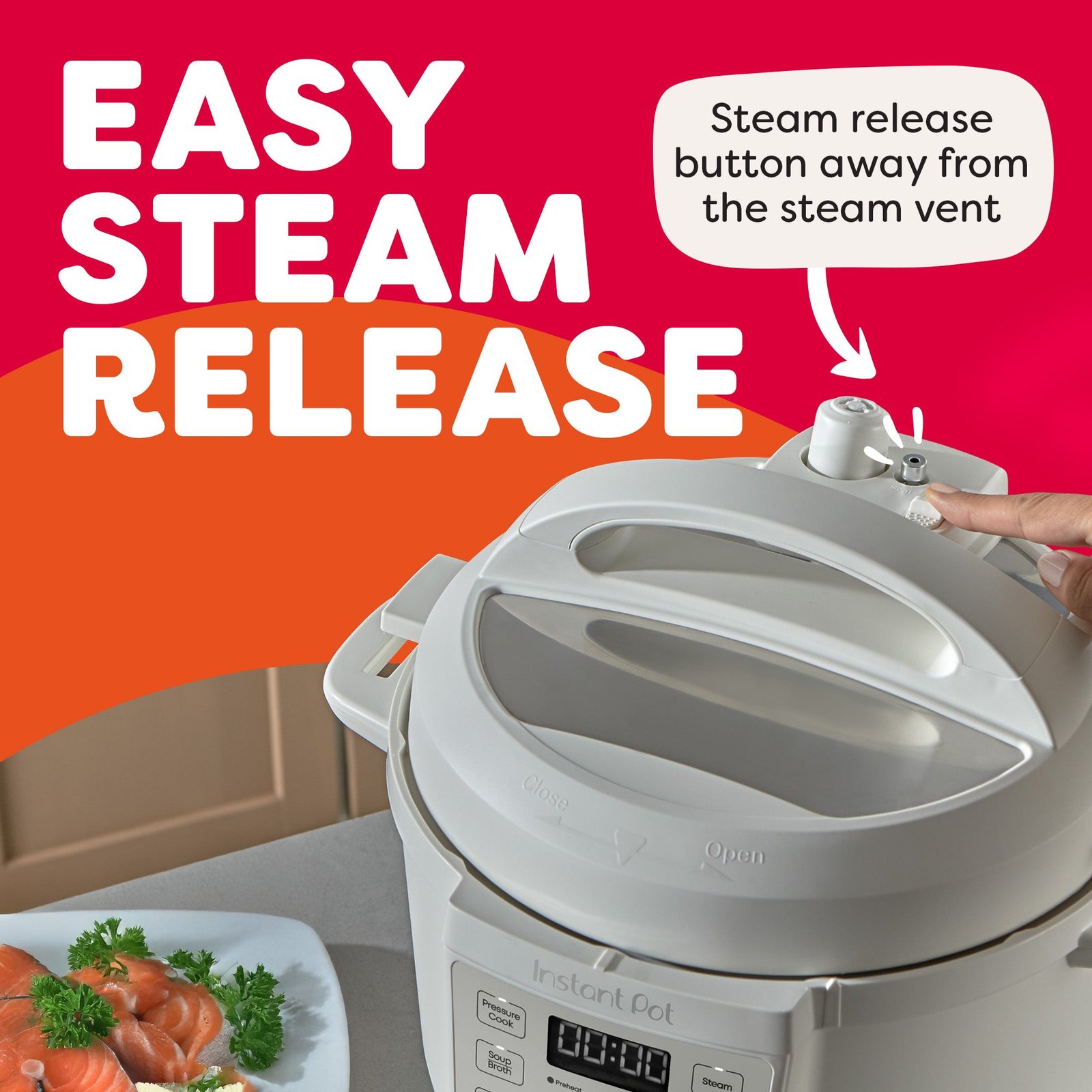instant pot® 6qt rio™ multi cooker, sea salt instant pot® 6qt rio™ multi cooker, sea salt