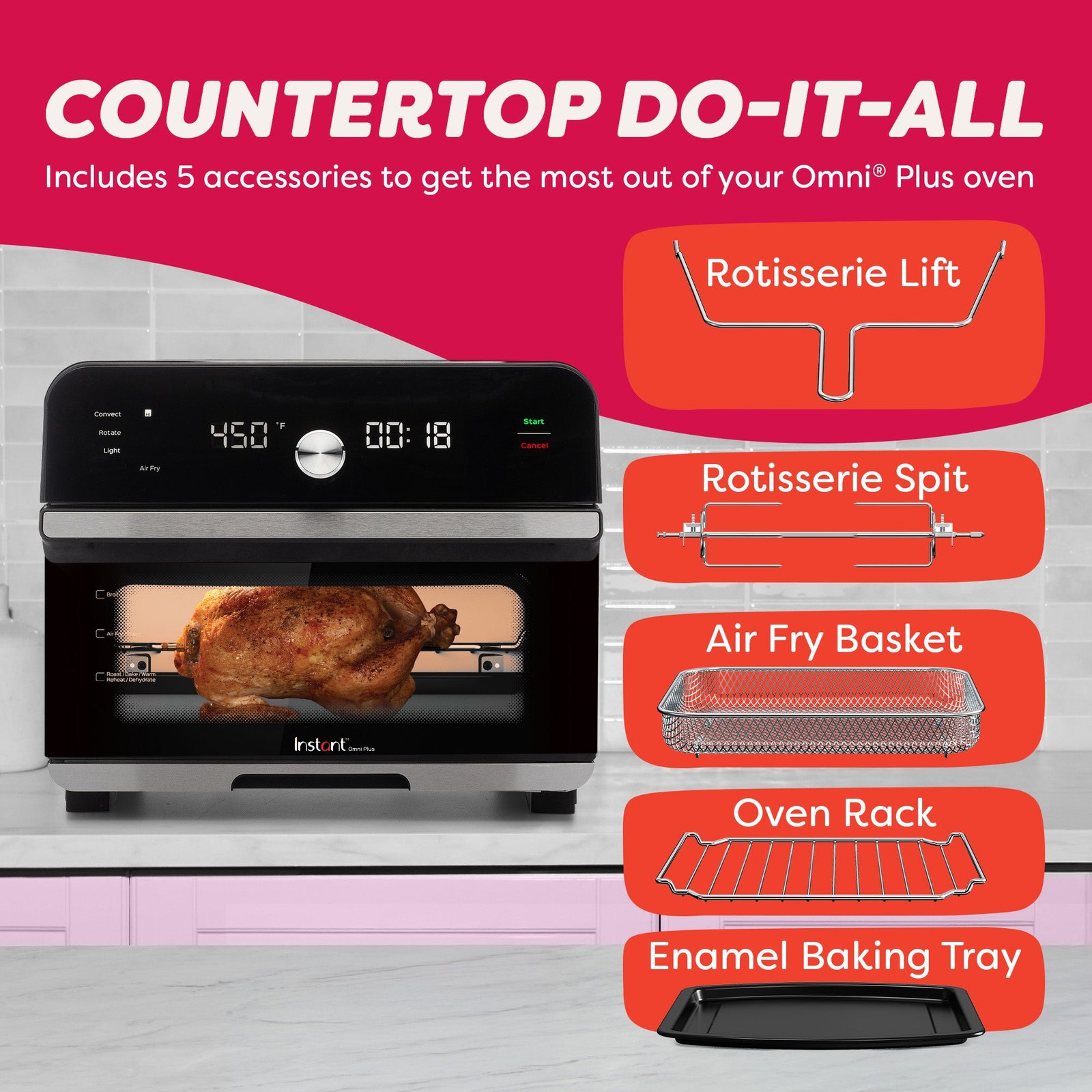instant pot® omni® plus 18l 10 in 1 air fryer toaster oven instant pot® omni® plus 18l 10 in 1 air fryer toaster oven