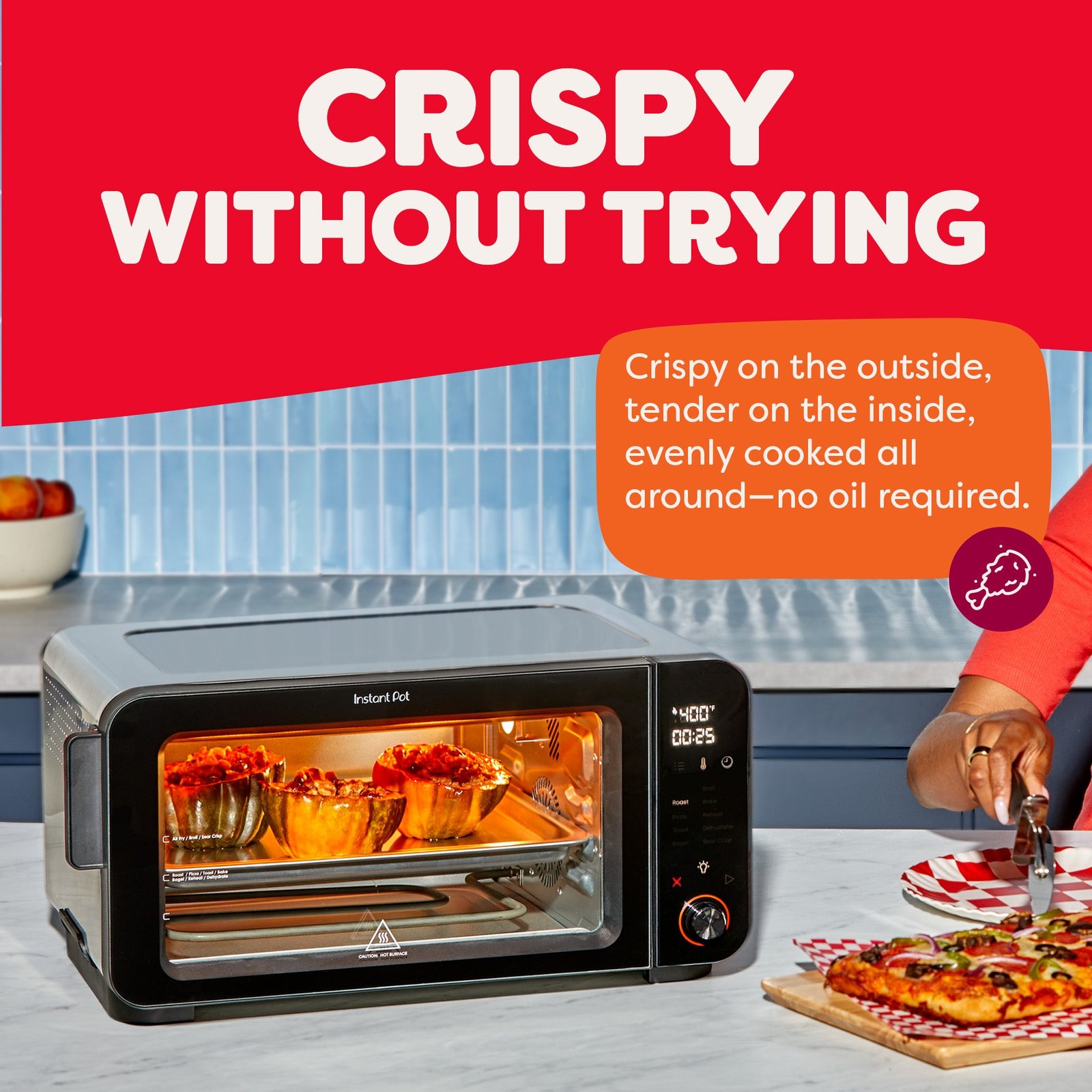 instant pot® 6 slice instantheat™ air fryer toaster oven instant pot® 6 slice instantheat™ air fryer toaster oven