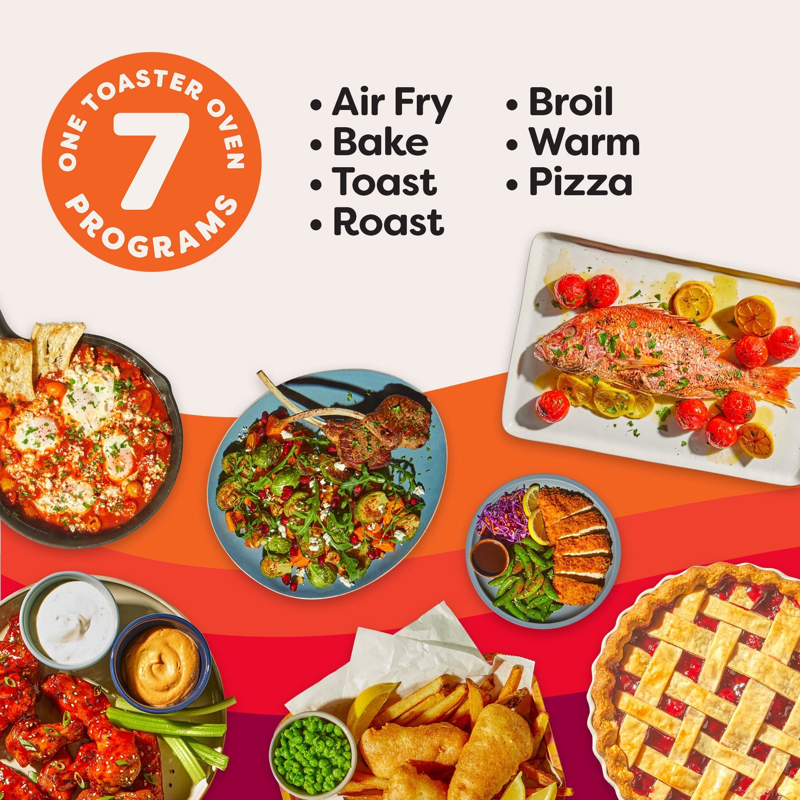 instant pot® 4 slice instantheat™ mini air fryer toaster oven
